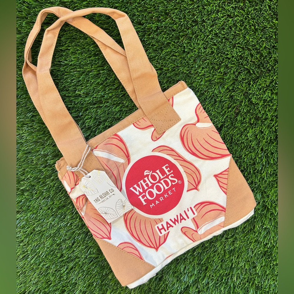 Whole Foods Hawaii Anthurium Flower Tote